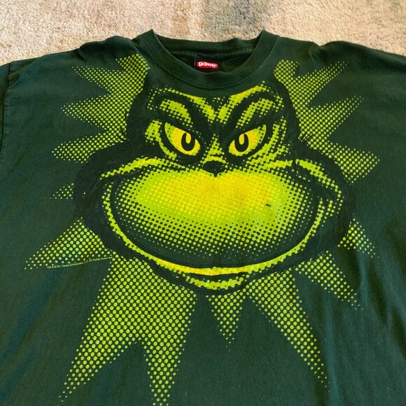 Vintage 2001 The Grinch Big Face T-Shirt Size 3XL - Picture 2 of 11